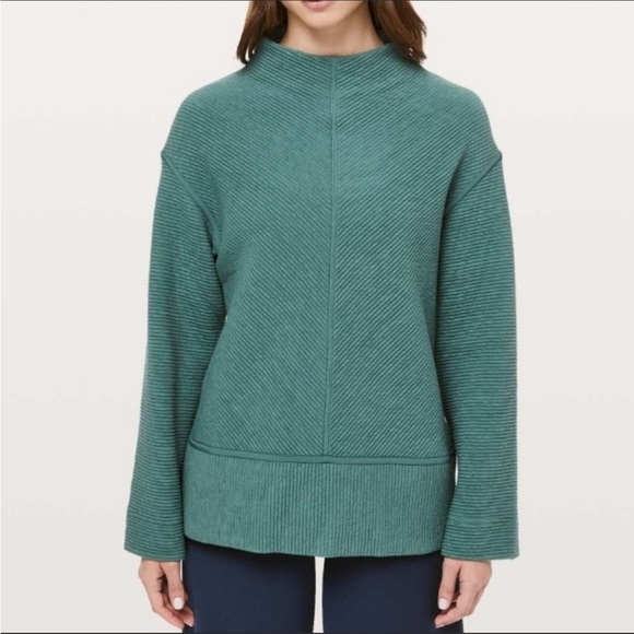 lululemon athletica Tops - Lululemon On Repeat Mock Neck Pullover ***